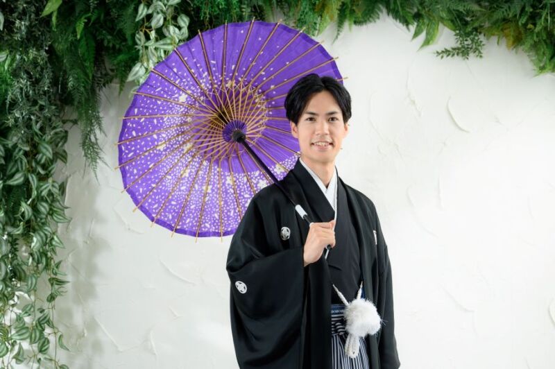 ご新郎様のソロショット