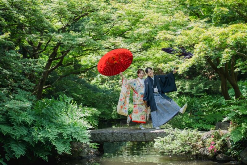 橋での撮影