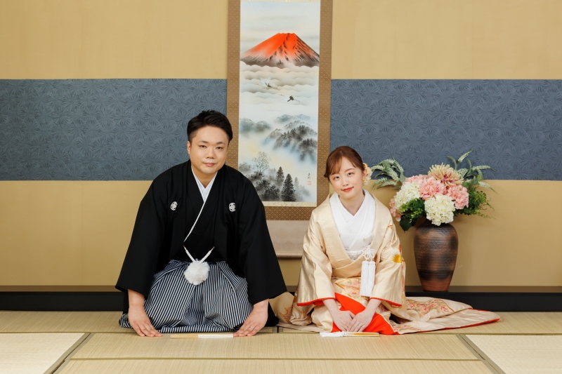 スタジオで撮影