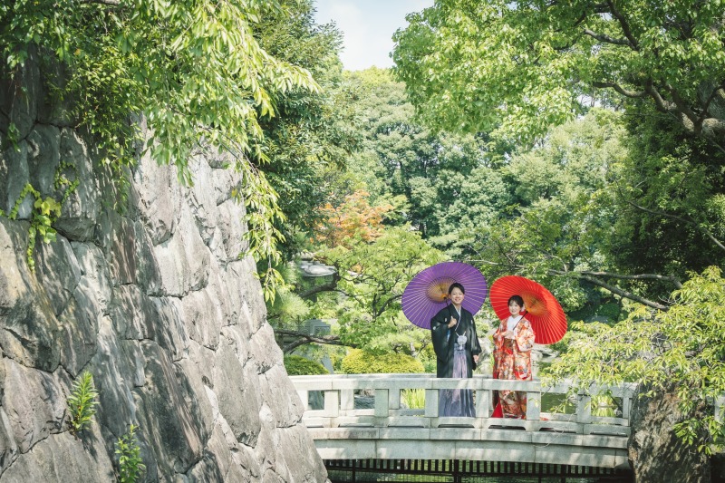 色々な撮影スポットがある庭園です♪