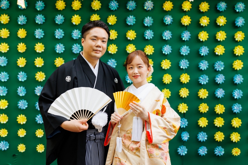 浅草の街並みでの撮影