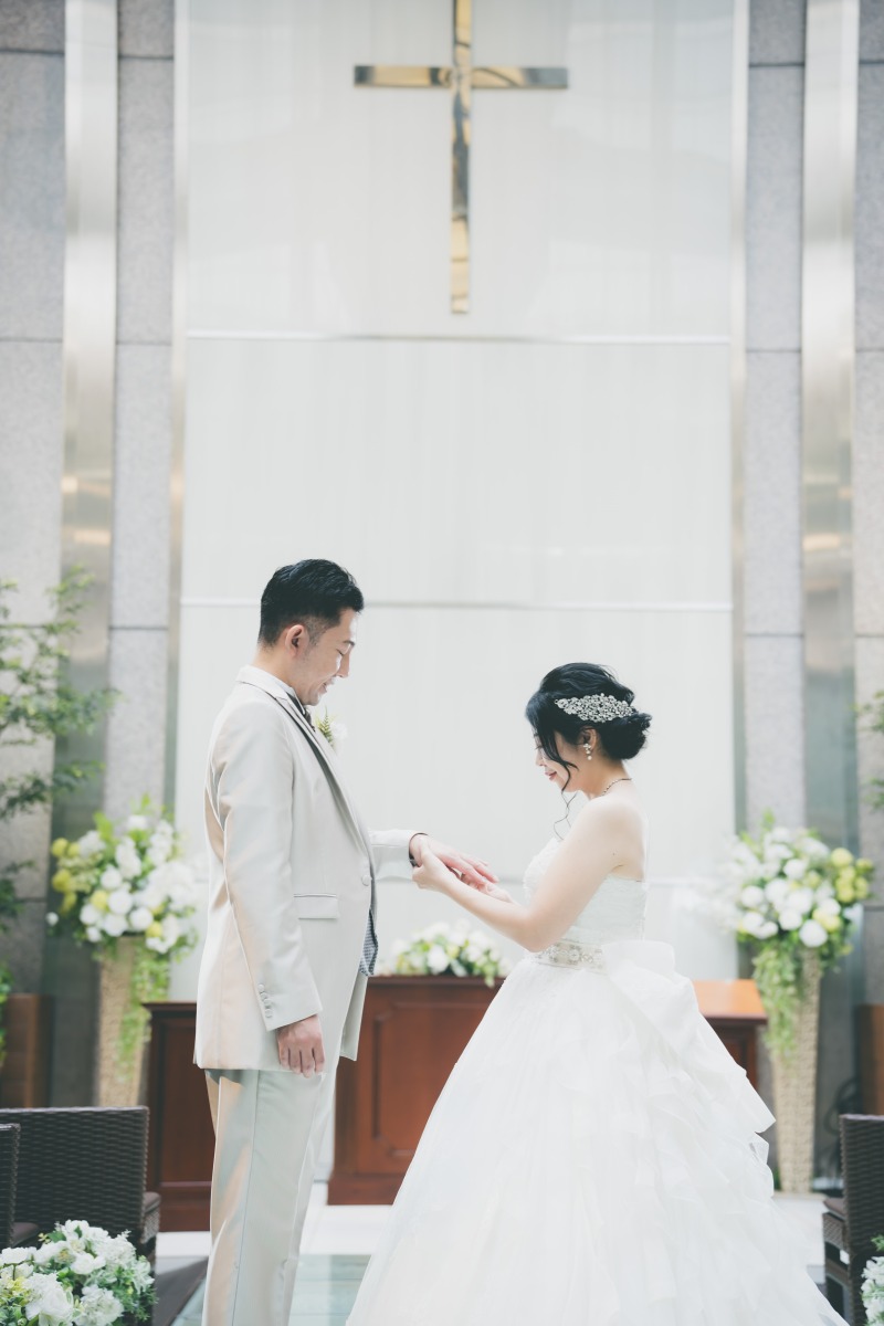 チャペルでのフォトウエディング