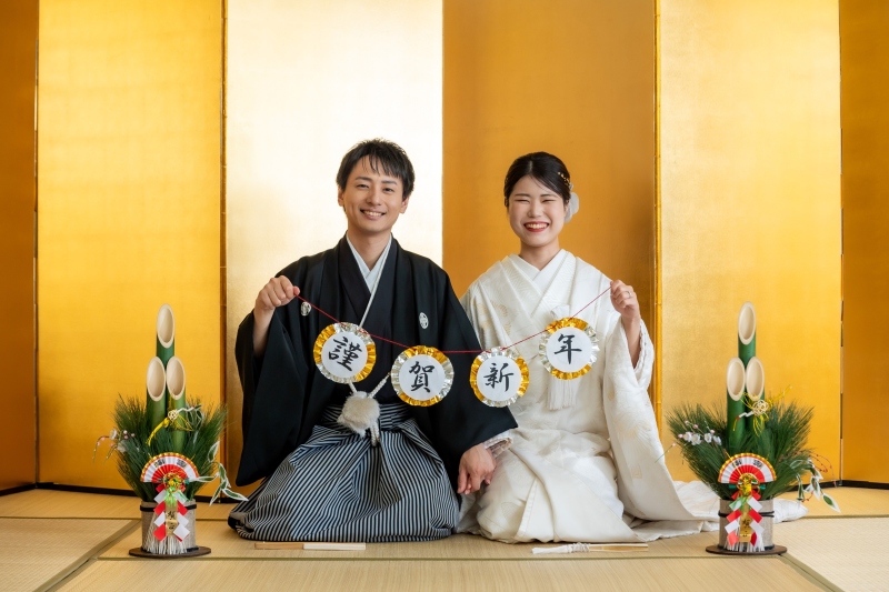 お正月のご挨拶江用の1枚