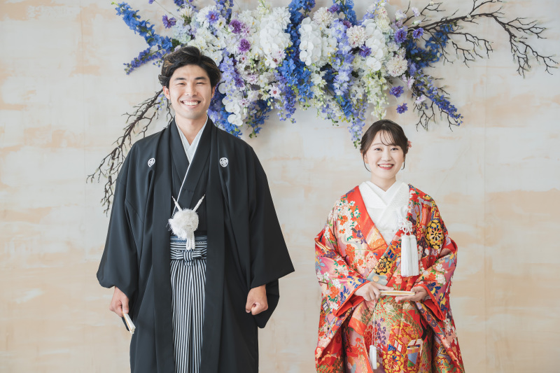 まずは、色打掛で撮影スタート♪