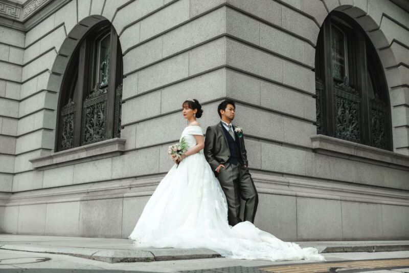 東京駅周辺での撮影スタート