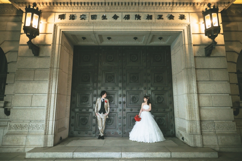 明治安田生命ビルの建物での撮影