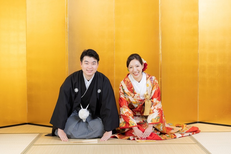 和装もドレスもロケーションでの撮影