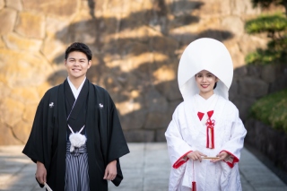 日本庭園とスタジオで撮影する和装弐点プラン