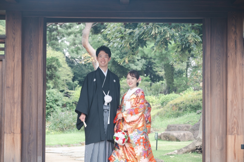 まずは、和装での撮影