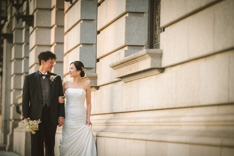 お色直ししてドレスで撮影