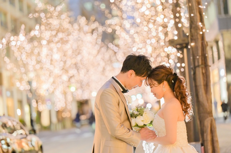 丸の内中通りで撮影