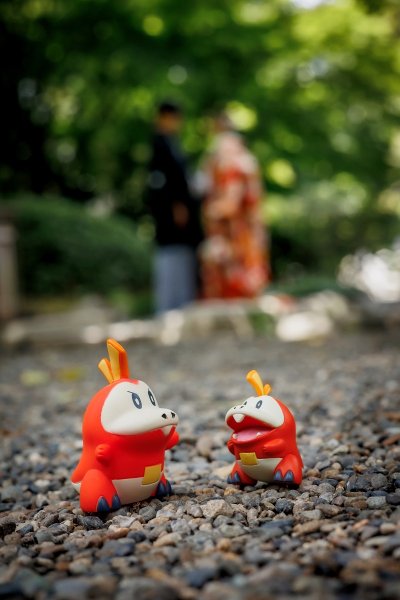 お持ち込みされた小物を使用して