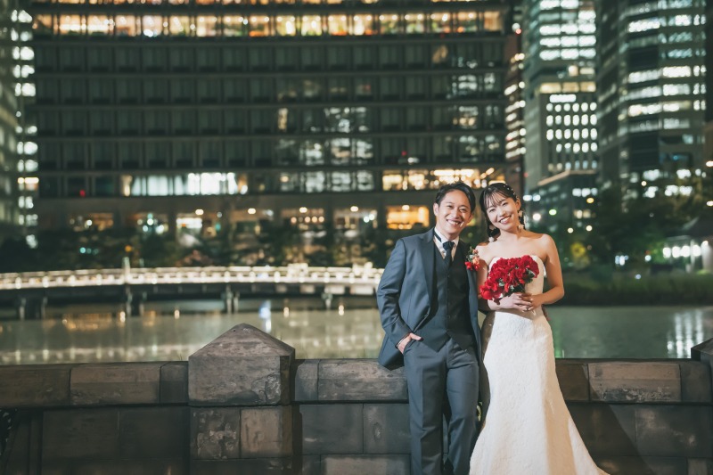 和田倉門の交差点付近での撮影