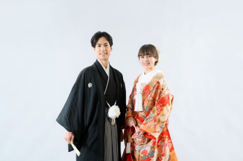 和装から撮影スタート