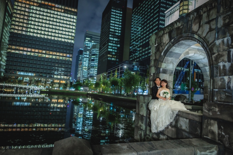 和田倉門での撮影