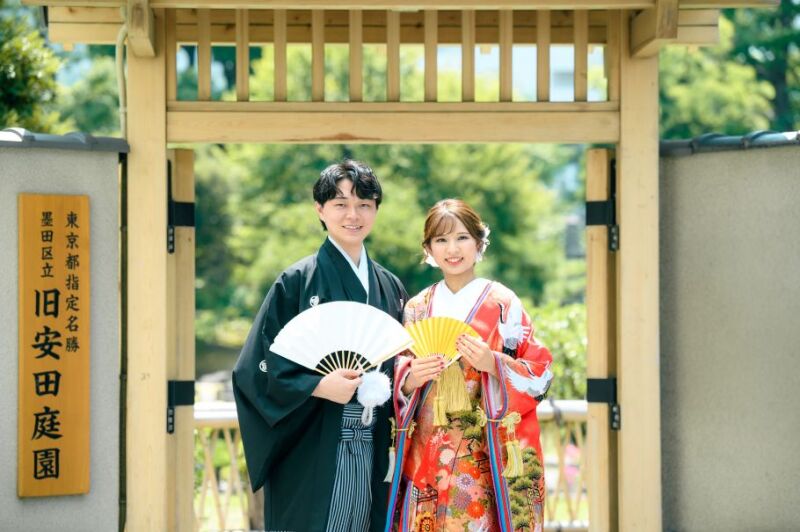 お好きな和装&ドレスでロケ×ロケプラン