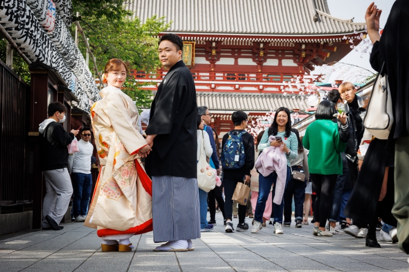 仲見世通りでの1枚