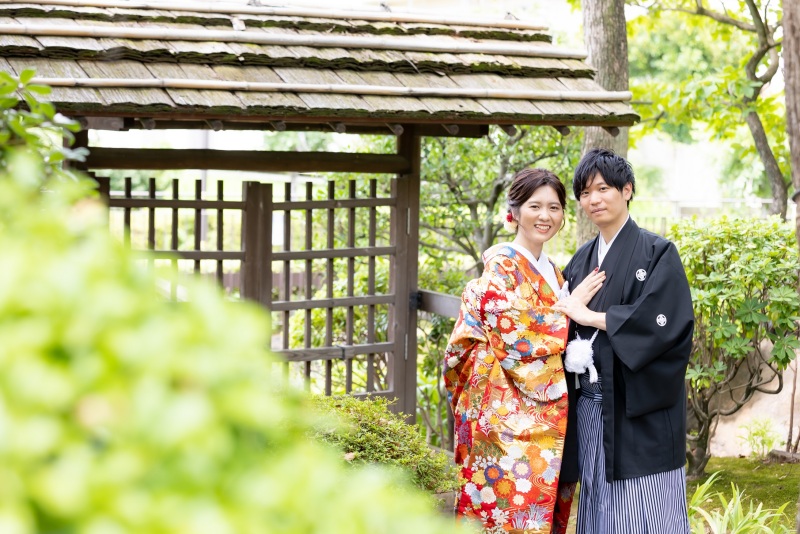 庭園ならではの雰囲気で撮影