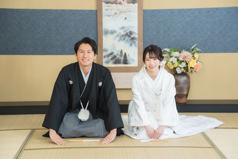 白無垢での撮影