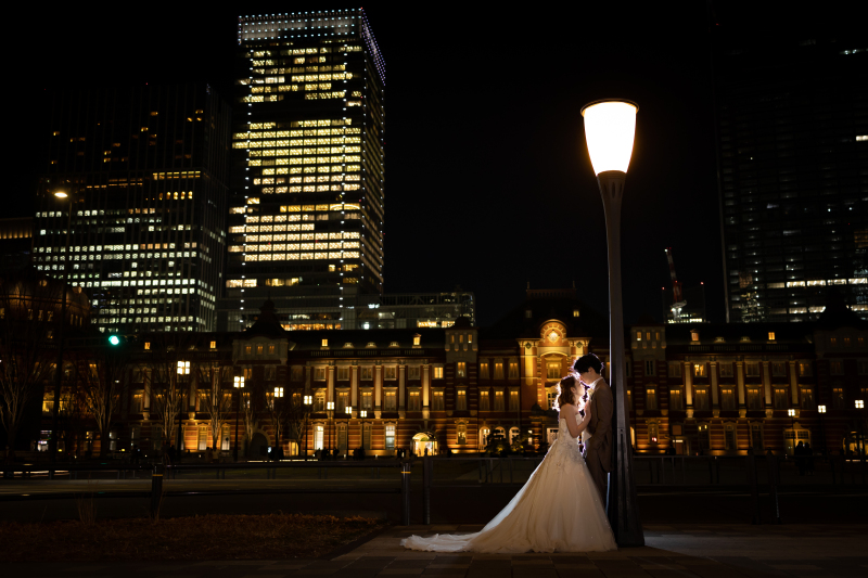 洋装の撮影スタート