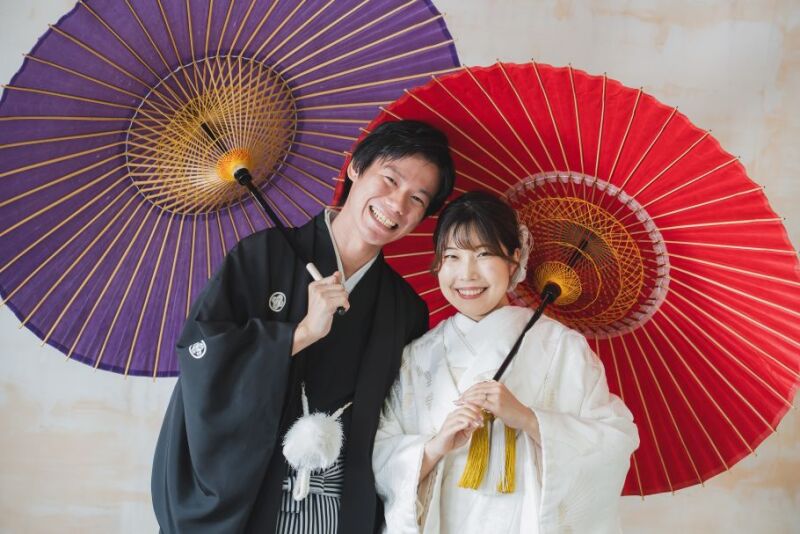 お二人の満面の笑みで♪