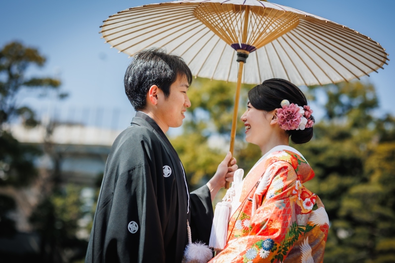旧安田庭園と東京駅のナイト撮影