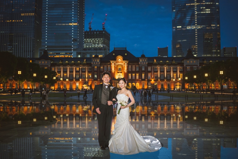 花畑記念庭園と東京駅周辺のナイト撮影