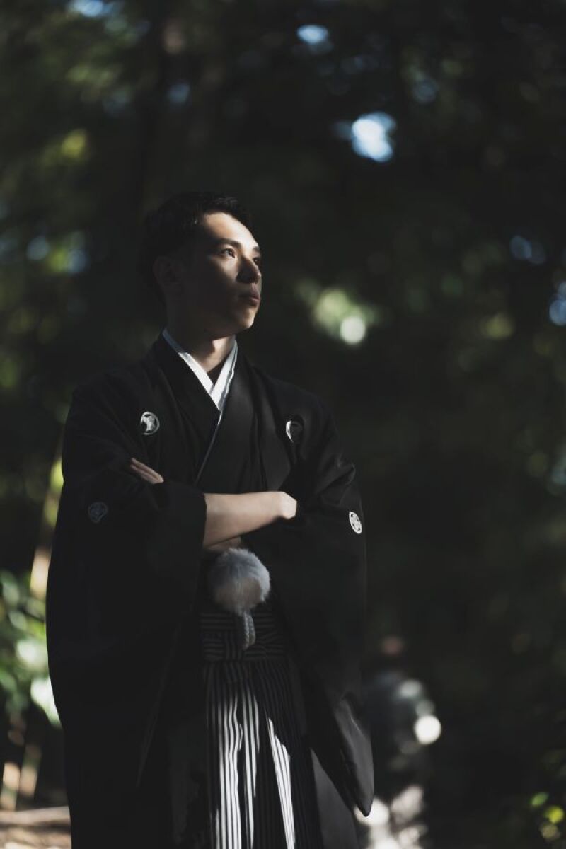 ご新郎様のソロショット