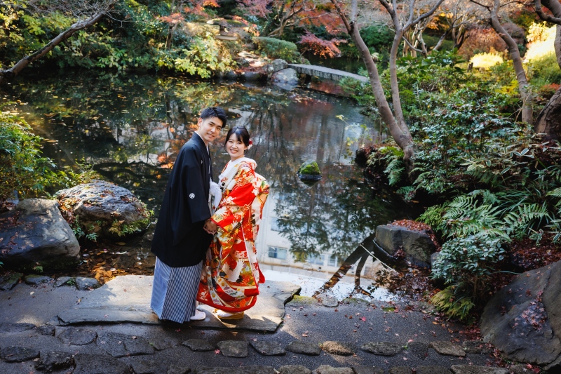 今回ご案内する撮影場所は池田山公園の日本庭園