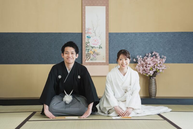 定番の正座ショット