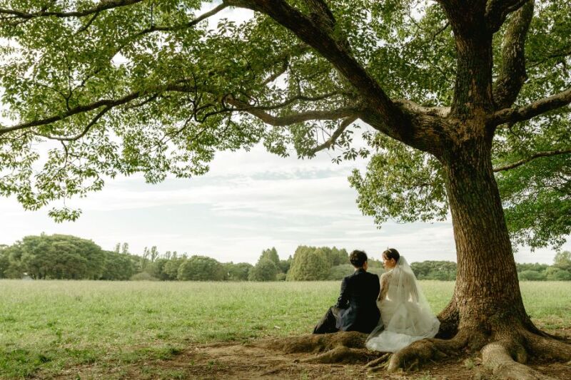 広大な公園の中で・・