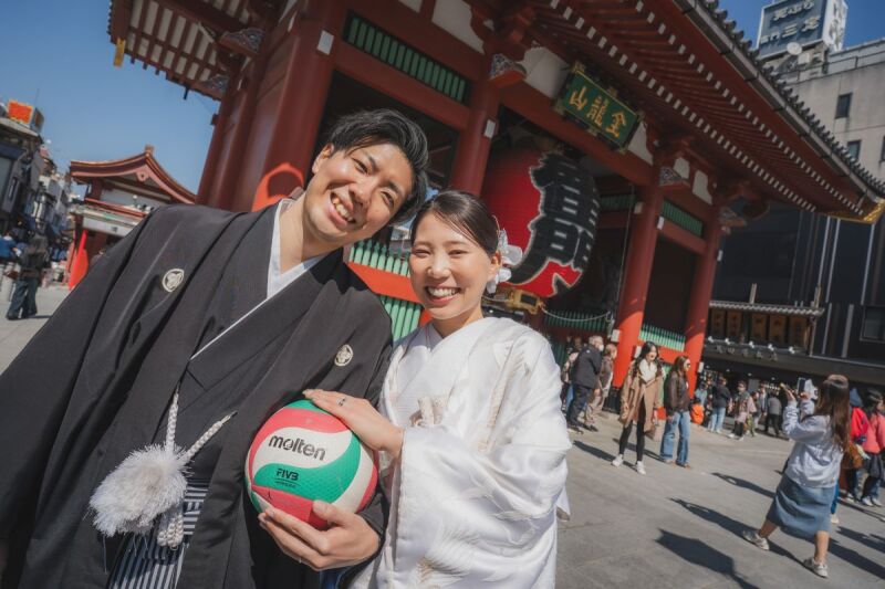 お持ち込みの小物と一緒に撮影