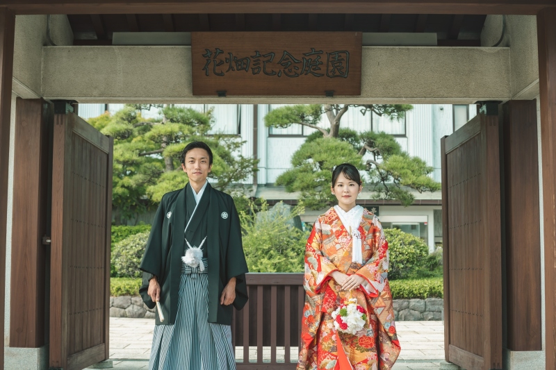 花畑記念庭園と東京駅のナイト撮影