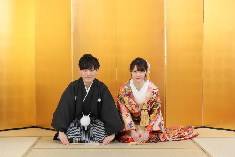 まずは和装での撮影
