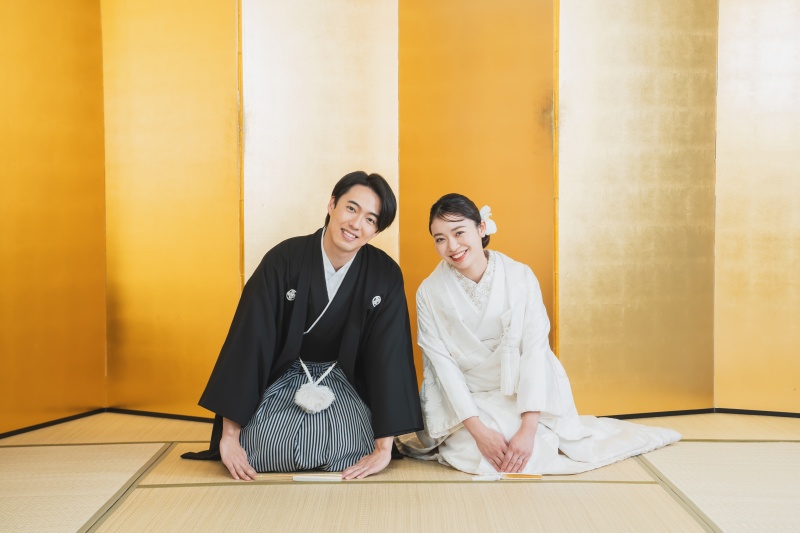 華雅苑定番の正座ショット