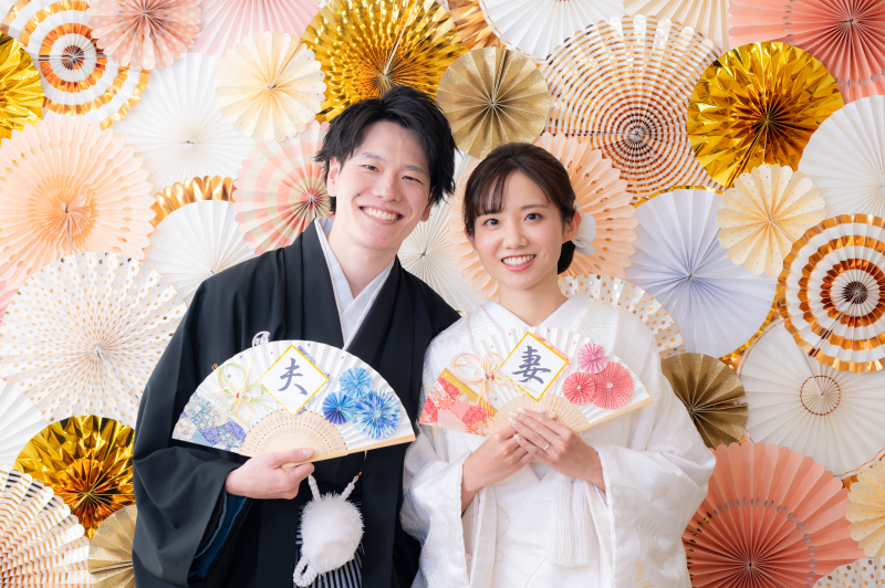 和装はスタジオでの撮影