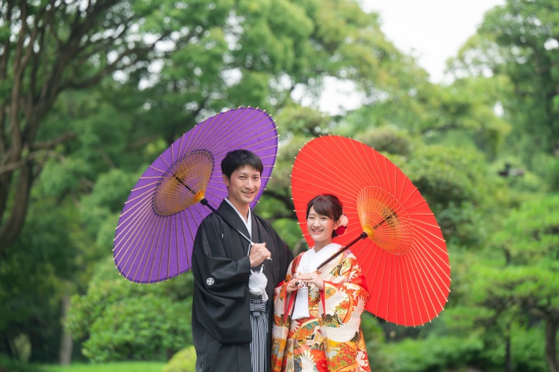 浜離宮恩賜庭園での撮影