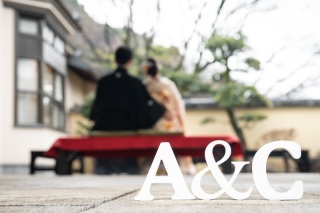 梅が咲く時期の庭園と東京駅のイルミネーションでの撮影