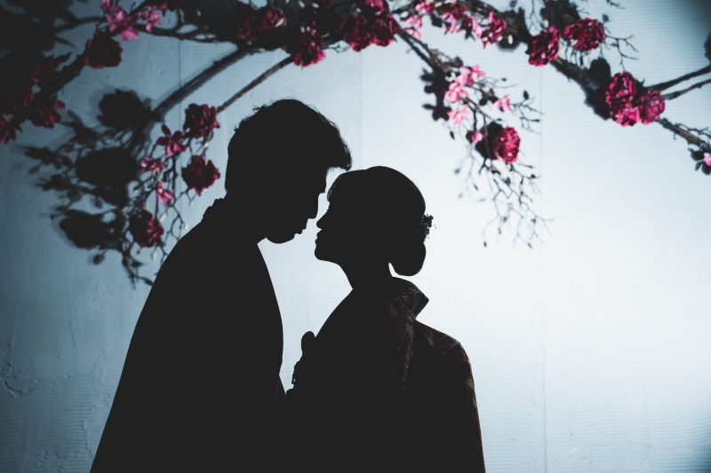 シルエットの１枚