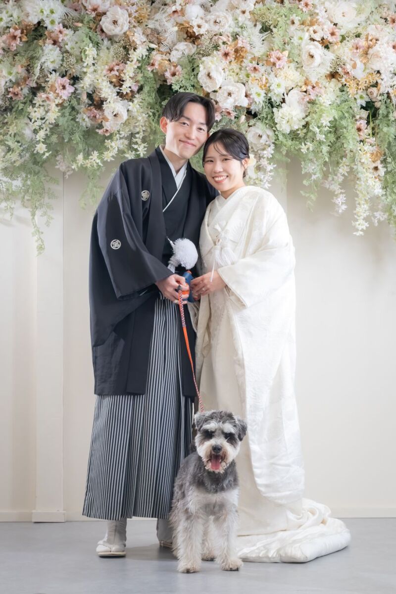 和装はスタジオで撮影