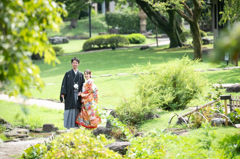 まずは、和装での撮影から