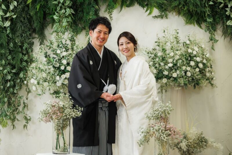 スタジオで和装1着撮影