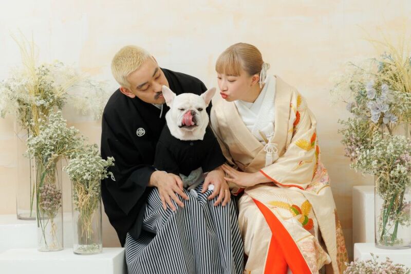 お膝にチョコンとお座りに・・