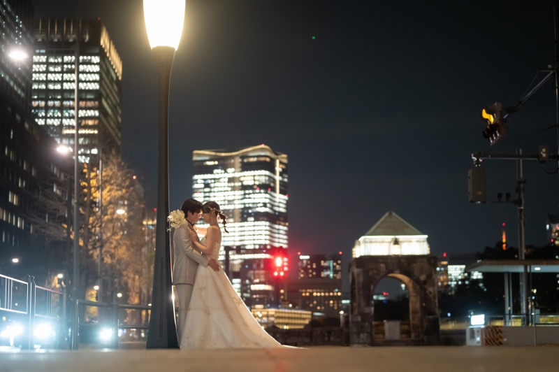 和田倉門の交差点にて