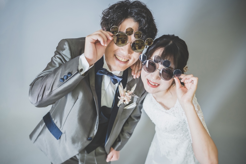 サングラスのショット