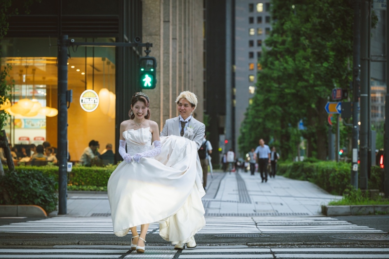 東京駅の撮影スタート
