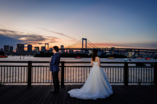 花畑記念庭園とお台場海浜公園ナイト撮影