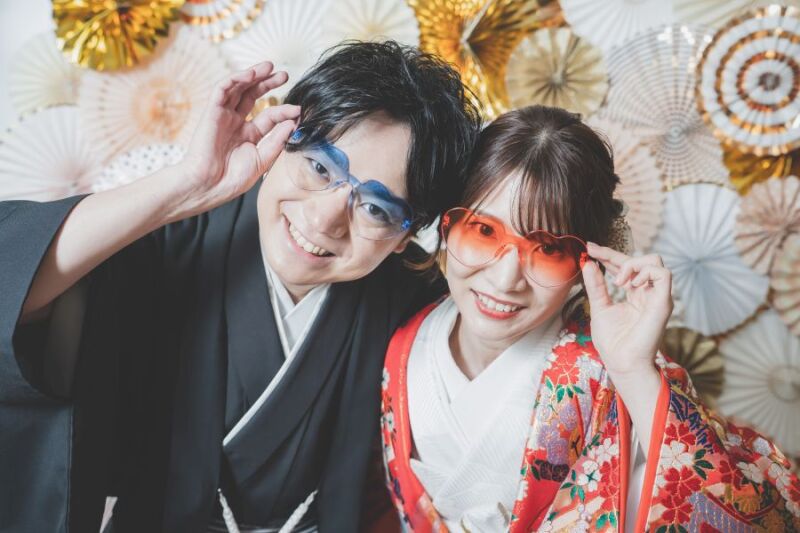 ペーパーファン背景で