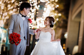 イルミネーション期間の東京駅ナイト撮影