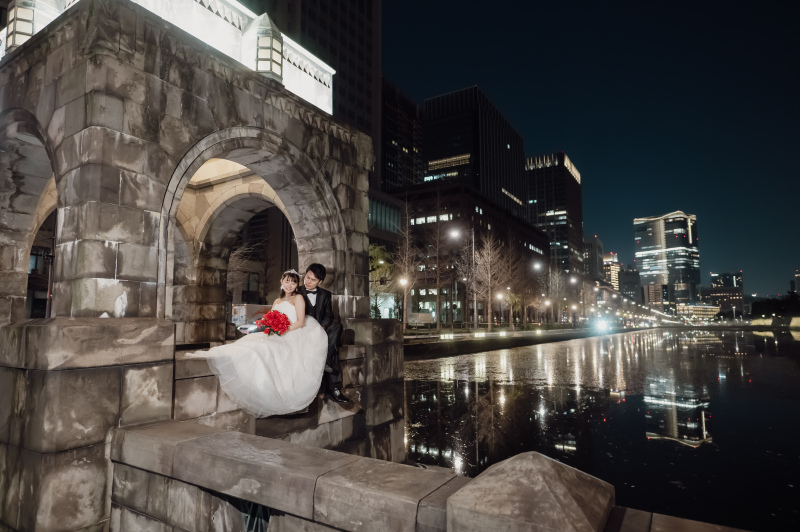東京駅でナイト撮影